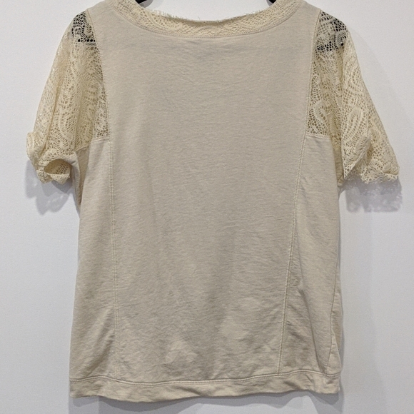 Vanity Casual Tan Women's Short Sleeve Top - Picture 3 of 7